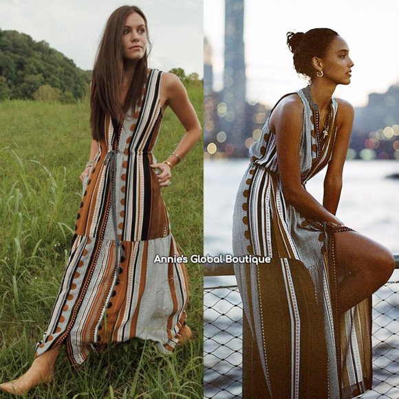 Nwt Anthropologie Alondra Maxi Dress 
